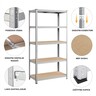 ePRO metalna montažna polica standard 180x90x40, metal-drvo, 875kg (5x175kg)