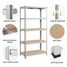 ePRO metalna montažna polica standard 180x120x45, metal-drvo, 875kg (5x175kg)