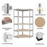 ePRO metalna montažna polica ugaona standard 180x90x40 metal-drvo 875kg (5x175kg)