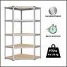 ePRO metalna montažna polica ugaona standard 180x70x30 metal-drvo 875kg (5x175kg)