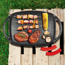 Kaufmax grill ploča 47cm BLACK&BURGUNDY