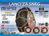 Lanci za sneg za 4x4 i laka dostavna vozila grupa 250 -16mm
