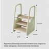 Dečije sigurnosne stepenice sa rukohvatima - zelene wm25f021 14339
