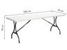 ModernHome Sklopivi sto 240cm ZK-240
