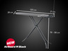 Leifheit Daska za peglanje, Airboard M, Crna 120 X 38 LF 72488