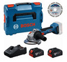 Bosch Aku-ugaona brusilica 18V GWS + 2x 4.0Ah 0615A500E7