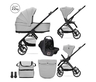 LORELLI KOLICA ZA BEBE VENICE 3U1 (22KG MAX) - GREY