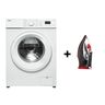 VIVAX HOME mašina za pranje veša WFL-120716CDS, inverter + VIVAX HOME Pegla IR-2201CC