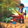 Playmobil figura pirat protiv kajmana