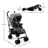KINDERKRAFT KOLICA ZA BEBE SIESTA 2 GREY KSSIES02GRY0000