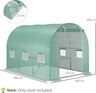 BOLZZ BAŠTENSKI PLASTENIK 3X2X2m GARDEN BOLPLAGAR02