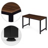 ModernHome Radni sto za računar 120 × 60 cm – Dark Walnut TH-RD-15