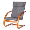 ModernHome Stolica za ljuljanje walnut/charocoal TXWQM-31 W/C
