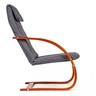 ModernHome Stolica za ljuljanje walnut/charocoal TXWQM-31 W/C