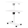 ModernHome Mobilni podesivi sto za laptop, 70 × 48 cm, bele boje, visina 71,5–112 cm – JNI-PN01-5-5