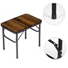 MULTIGARDEN Kamperski sklopivi stočić 60 × 40 cm – Wooden SMI-CT604-16