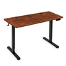 ModernHome Električni radni sto 140 × 60 cm sa podesivom visinom 72–118 cm, rustični hrast – JSD-C5-1-16