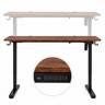 ModernHome Električni radni sto 140 × 60 cm sa podesivom visinom 72–118 cm, rustični hrast – JSD-C5-1-16