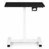ModernHome Mobilni podesivi sto za laptop 70 × 48 cm, visina 71,5–112 cm, crna radna ploča – JNI-PN01-5-1
