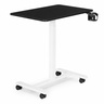 ModernHome Mobilni podesivi sto za laptop 70 × 48 cm, visina 71,5–112 cm, crna radna ploča – JNI-PN01-5-1