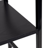 ModernHome LOFT polica sa 3 police i metalnim okvirom – Black CWJ602480LGB