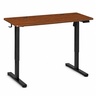 ModernHome Električni radni sto 140 × 60 cm sa podesivom visinom 72–118 cm, tamni hrast – JSD-C5-1-19