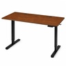 ModernHome Električni radni sto 140 × 60 cm sa podesivom visinom 72–118 cm, tamni hrast – JSD-C5-1-19