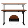 ModernHome Električni radni sto 140 × 60 cm sa podesivom visinom 72–118 cm, tamni hrast – JSD-C5-1-19