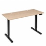 ModernHome Električni radni sto 140 × 60 cm sa podesivom visinom 72–118 cm, svetli hrast – JSD-C5-1-15