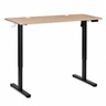 ModernHome Električni radni sto 140 × 60 cm sa podesivom visinom 72–118 cm, svetli hrast – JSD-C5-1-15