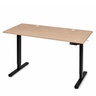 ModernHome Električni radni sto 140 × 60 cm sa podesivom visinom 72–118 cm, svetli hrast – JSD-C5-1-15