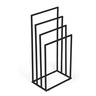 ModernHome Metalni držač za peškire sa 4 kraka, crni – AIE-44-1