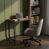 ModernHome Sklopivi radni sto za računar 80 × 45 cm – LOFT Dark Wood TH-FD-7-16