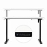 ModernHome Električni radni sto 140 × 60 cm sa podesivom visinom 72–118 cm, bela radna ploča – JSD-C5-1-5