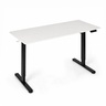 ModernHome Električni radni sto 140 × 60 cm sa podesivom visinom 72–118 cm, bela radna ploča – JSD-C5-1-5