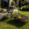 MULTIGARDEN Kamperski sklopivi stočić 60 × 40 cm – Black SMI-CT101