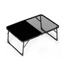MULTIGARDEN Kamperski sklopivi stočić 60 × 40 cm – Black SMI-CT101