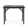 MULTIGARDEN Kamperski sklopivi sto 60 × 40 cm – Black SMI-CT604