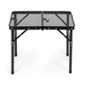 MULTIGARDEN Kamperski sklopivi sto 60 × 40 cm – Black SMI-CT604
