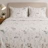 Dekordom Prekrivač set bloom 150x200 / 50x70+5 - white/blue
