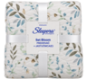 Dekordom Prekrivač set bloom 150x200 / 50x70+5 - white/blue