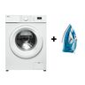 VIVAX HOME mašina za pranje veša WFL-120716CDS, inverter + VIVAX HOME Pegla IR-2400CB