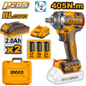 INGCO aku udarni odvijač 1/2″ 405NM 2X2AH CIWLI2045E