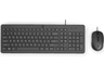 Tastatura+miš HP 150 žicni set/US/240J7AA/crna