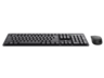 Tastatura+miš TRUST ODY II bežicni set/Silent/SRB/crna
