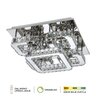 Forma LED plafonska lampa KP6023-96C