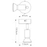 Forma Spot lampa FG101-1 BK