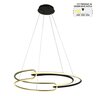 Forma LED viseća lampa F2110-36V BK+GD CCT