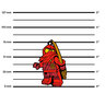 LEGO Ninjago magnet: Kaj 53347