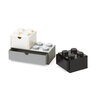 LEGO stone fioke set (3 kom): Crna, bela, siva 43250801